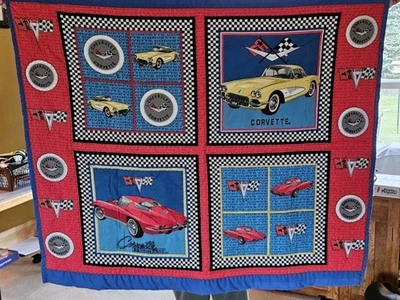 Corvette Lap Blanket Wall Hanging 36x43 - Image 1 of 4