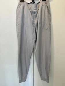 LULULEMON YOGA PANTS / JOGGERS MENS LIGHT GREY STRETCH TAPERED . SIZE M - Bild 1 von 7