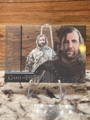 Game of Thrones Legends of the Realm Acetate Character L13 Sandor Clegane #41/75 - Image 1 of 2