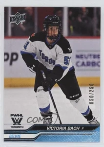 2024 Upper Deck PWHL 1st Edition Deluxe /250 Victoria Bach #32 Rookie RC - Picture 1 of 3