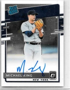 Michael King 2020 Donruss Optic AUTOGRAPH Rated Rookie Card RC. NY Yankees - Picture 1 of 1