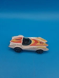 Pintura blanca Hot Wheels Blackwall 1976 Second Wind Mach 5 velocidades Racer #5 - Imagen 1 de 4