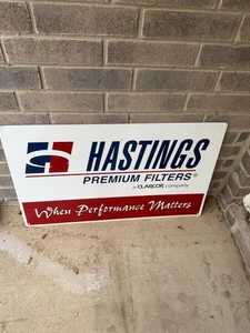 Hastings Ölfilter Blechschild - Bild 1 von 1