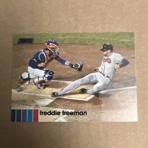 2020 Topps Stadium Club Freddie Freeman #173 Black Parallel Braves - Bild 1 von 2