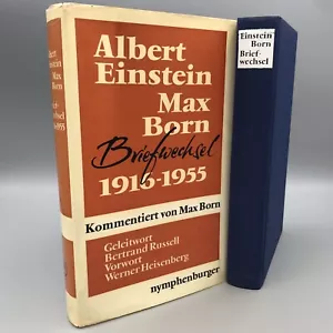 BRIEFWECHSEL, 1916-1955 By Albert Einstein & Max Born - German Edition HC / DJ - Picture 1 of 12
