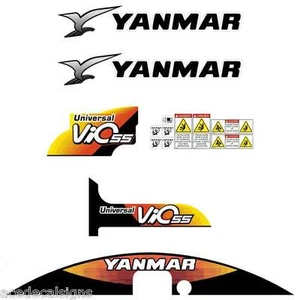 Yanmar VIO55-5 Decals Stickers Kit Set Mini Excavator - Picture 1 of 1