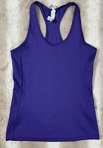 Adidas Shirt Girl’s Small Purple Tank Top Athletic Racerback Stretch Pullover