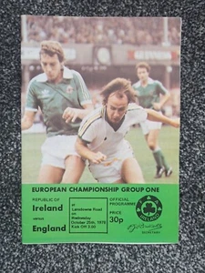 REPUBLIC OF IRELAND V ENGLAND 1978 INTERNATIONAL - Picture 1 of 1