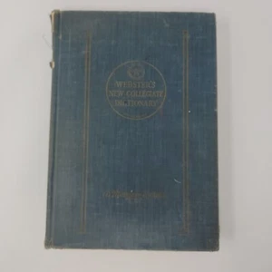 Vtg 1953 Webster's Collegiate 2nd Edition Dictionary, THIN PAPER - Bild 1 von 11