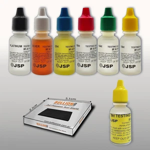 Gold Silver Platinum Acid Test Kit - 9k 10k 14k 18k 22k Stone Jewelry Tester JSP - Picture 1 of 10