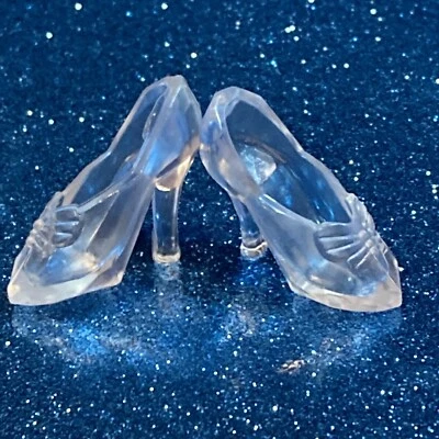 Barbie Transparente Translúcido Princesa Cristal Zapatillas Zapatos Mattel ~ Envío Rápido ❄️ Foto 1 de 3