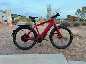 Stromer ST5 Pinion Imperial Red Large E-City Bike - Picture 1 of 23