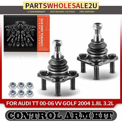 2x Junta de rótula de suspensión inferior delantera para Audi TT Quattro 2000-2006 VW Golf 2004 Foto 1 de 4