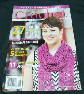 W3 LOVE OF CROCHET MAGAZINE, SUMMER 2014 - Picture 1 of 10