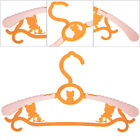 Kid Costume Hanger Hook: 5pcs Orange Swivel Notched Hangers for Closet Organizer