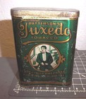 VINTAGE Pattersons Tuxedo Pipe & Cigarette EMPTY tobacco tin, great graphics