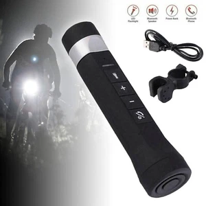 Fahrrad Bluetooth Musik Lautsprecher Multifunktions Taschenlampe Tragbarer LED - Bild 1 von 12