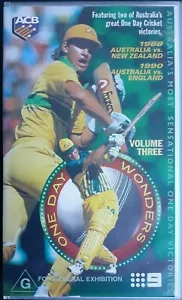 Cricket One Day Wonders Volume Three - VHS Video PAL - Picture 1 of 4