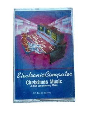 Vintage Electronic Computer Christmas Audio Music Cassette Tape 1990 u - Image 1 of 3