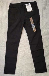 Member's Mark Girl's Mid Rise Stretch Denim Skinny Fit Jean XL 14/16 Black - Picture 1 of 5