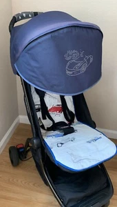 Mountain Buggy Nano 2015 Stroller, Nautical Color blue 33 x 22 x 39 inches - Picture 1 of 10