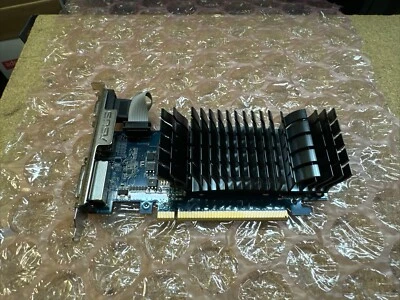 ASUS NVIDIA GeForce 210 EN210 SILENT/DI/1GD3/V2(LP) 1GB DDR3 SDRAM HDMI VGA DVI - Image 1 of 4