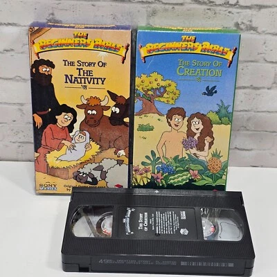 The Beginner Bible The Story of The Nativity (Sealed) & Creation [VHS, 1995] - Image 1 of 2