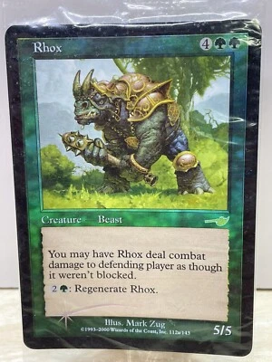 Magic the Gathering Rhox Alt Foil Promo Sealed 112a/143 - Image 1 of 2