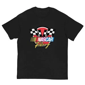 NASCAR - Racing Checkered Flags Logo T-Shirt - Picture 1 of 15