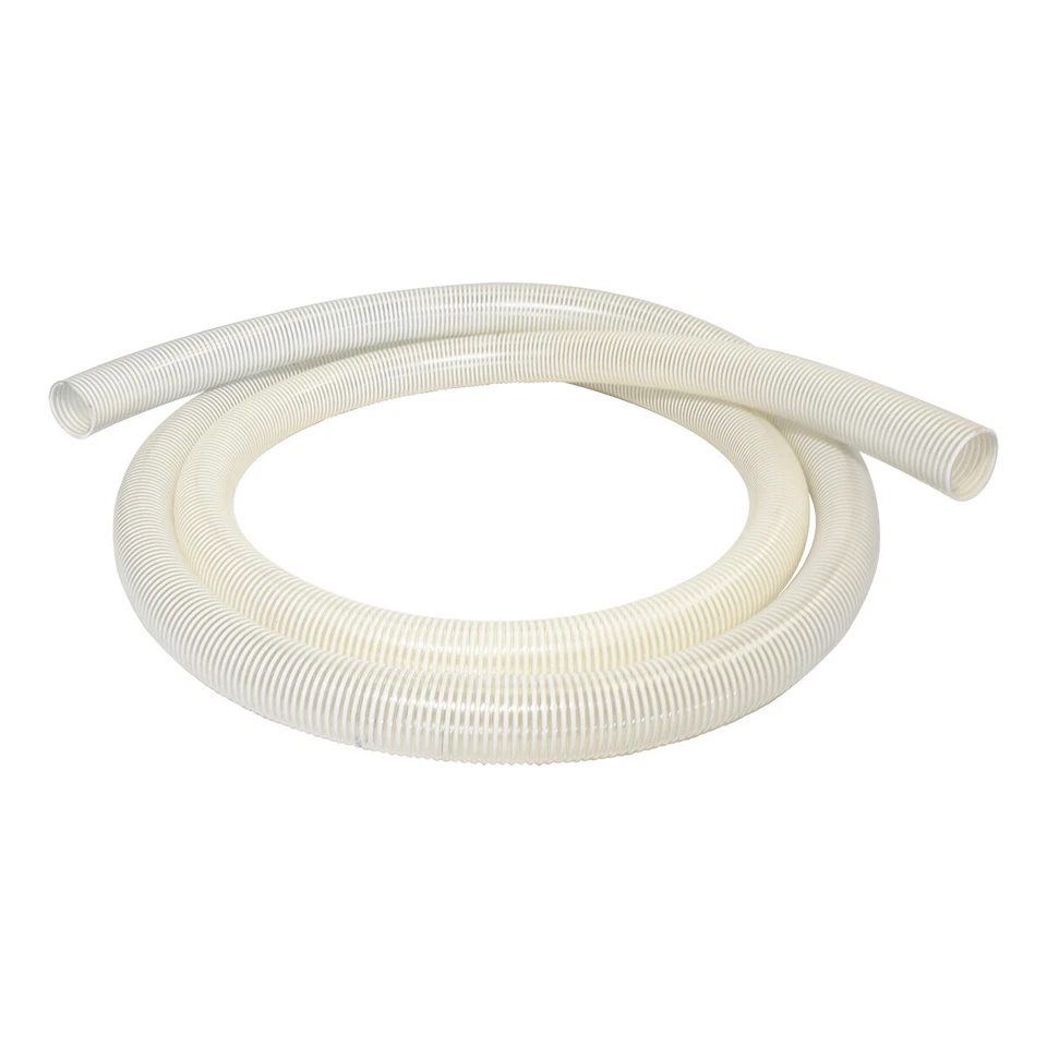 Gloxco 3" ID Clear PVC Suction Hose, 60 PSI, 20' Length