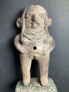 PreColombian Terracotta Large Figure Ex Collection NancyJohn Hyde Devoe - Picture 1 of 9