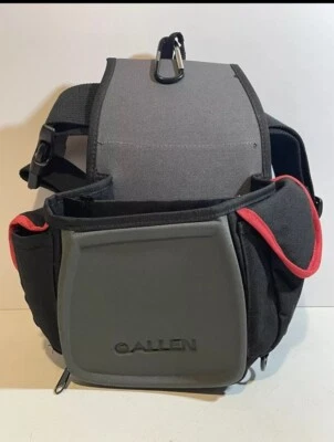 Allen Eliminator Pro Double Compartment Shooting Bag Black w/red Trim - Image 1 of 4