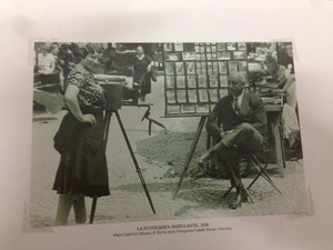 RIPRODUZIONE FOTO ALINARI LA FOTOGRAFA AMBULANTE 12X18 CM 1936 (4) - Imagen 1 de 1