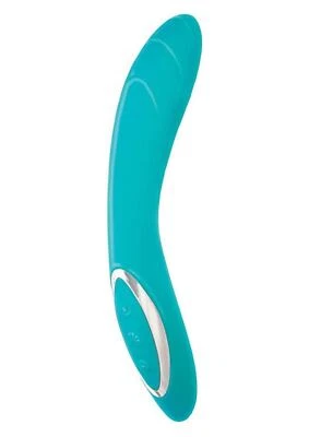 Vibrador de silicona recargable Princess Dynamic Heat con estimulador de clítoris Foto 1 de 4
