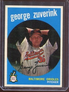 1959 Topps Baseball # 219 George Zuverink (NM) Near Mint - Picture 1 of 2