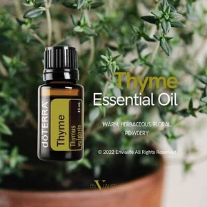 dōTERRA Thyme Essential Oils 15ml 🌈 New Free Post Aroma Diffuser - Picture 1 of 8