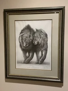 GARY HODGES LIMITED EDITION PRINT - FRIENDSHIP - BOY & CHRISTIAN - BORN FREE - Picture 1 of 4