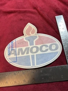 Pegatina antorcha Amoco vintage sin usar DAMTO 6-3/4". - Imagen 1 de 4