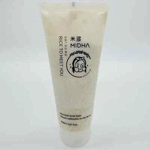 MIDHA Rice Bran Scrub Foam Rice To Meet You 5.07 Oz, EXP: 10/26, NEW! Korean - Picture 1 of 2