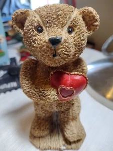 K's Collection, Fancy Bears, Valentines Bear, Resin Figurine, 5.5 Inches - Picture 1 of 9