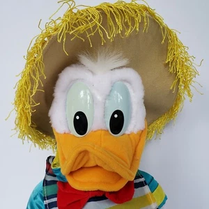 Vintage 1987 Disneyland Walt Disney World Plush Donald Duck Sombrero Poncho 18" - Picture 1 of 7