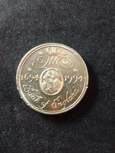 Moneta da 2 sterline 1994 Banca d'Inghilterra. Spedizione gratuita Regno Unito. - Foto 1 di 2