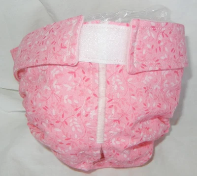 Female Dog Puppy Pet Diaper Washable Pant Sanitary Underwear PINK LEAVES  XXS - Image 1 of 4