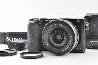 [Mehrsprachig] Sony Alpha A6000 24,3-MP-Digitalkamera schwarz E PZ 16–50 mm O... - Bild 1 von 4