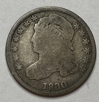 1830 - Capped Bust Dime - Good - Exact Coin Imaged #CB30 - Image 1 of 2