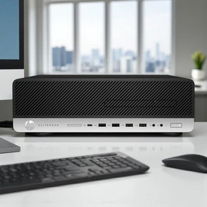 HP 800 G4 SFF Intel 6-Core i7 32GB 1TB NVMe SSD WiFi HDMI Windows 11 Pro - Picture 1 of 10