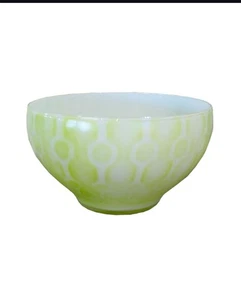 Rare Kosta Boda Hand Blown Green Lolly Bowl by Olle Brozn 10.5". Mid-Century - Picture 1 of 6