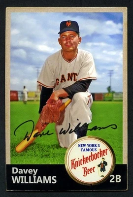 Banty Red "1954" Knickerbocker Giants DAVE WILLIAMS, New York Giants - Bild 1 von 4