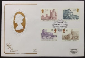 GB Cotswold 1997 Enschede High Value Castles on First Day Cover, Windsor S/H/S - Picture 1 of 2