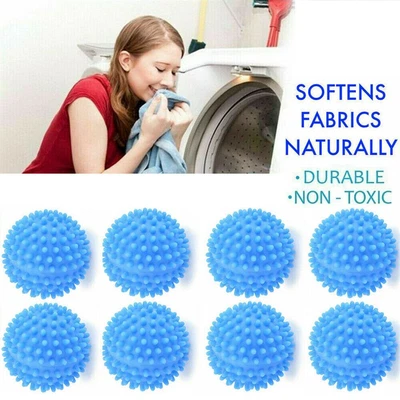 Set de 6 Bolas Reutilizables para Secadora que Reducen Tiempo y Evitan Pelusas - Imagen 1 de 4